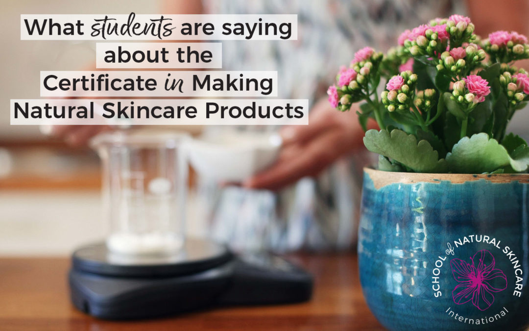 Studying natural skincare formulation