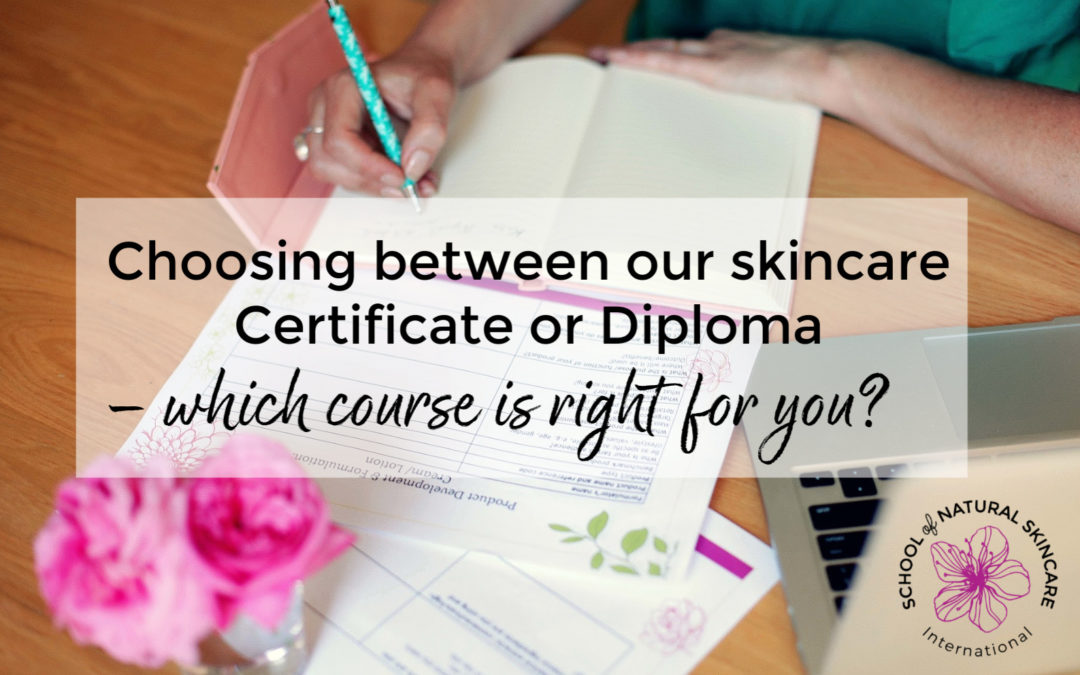 Studying natural skincare formulation