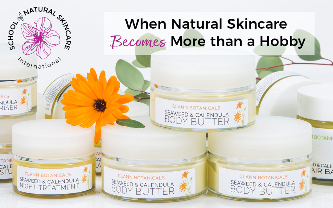 Studying natural skincare formulation