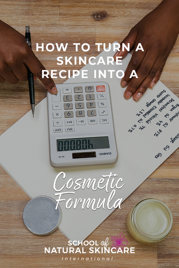 How to turn a skincare recipe into a cosmetic formula Skincare Formulation 